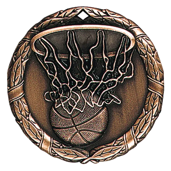 2" Basketball Medals