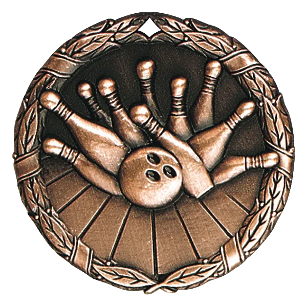 2" Bowling Medals