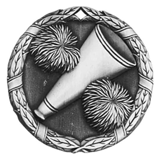 2" Cheer Megaphone Medals