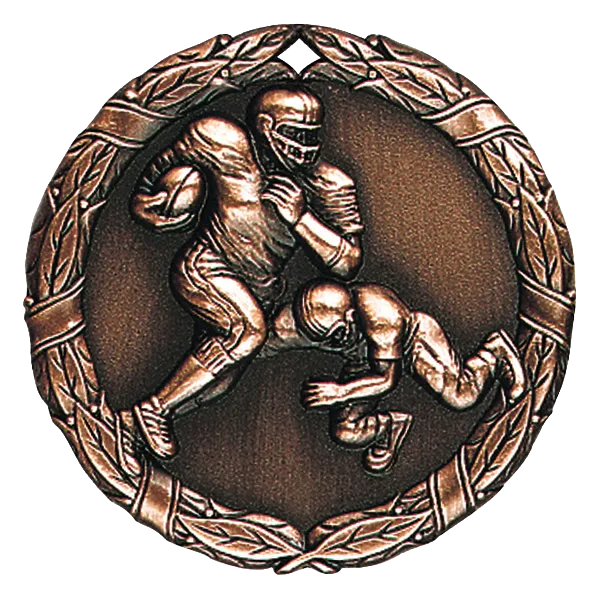 2" Football Medals