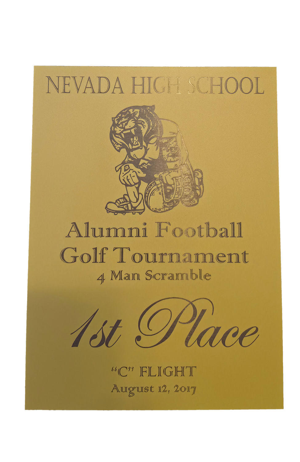 Custom Engraving Plate