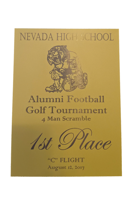Custom Engraving Plate