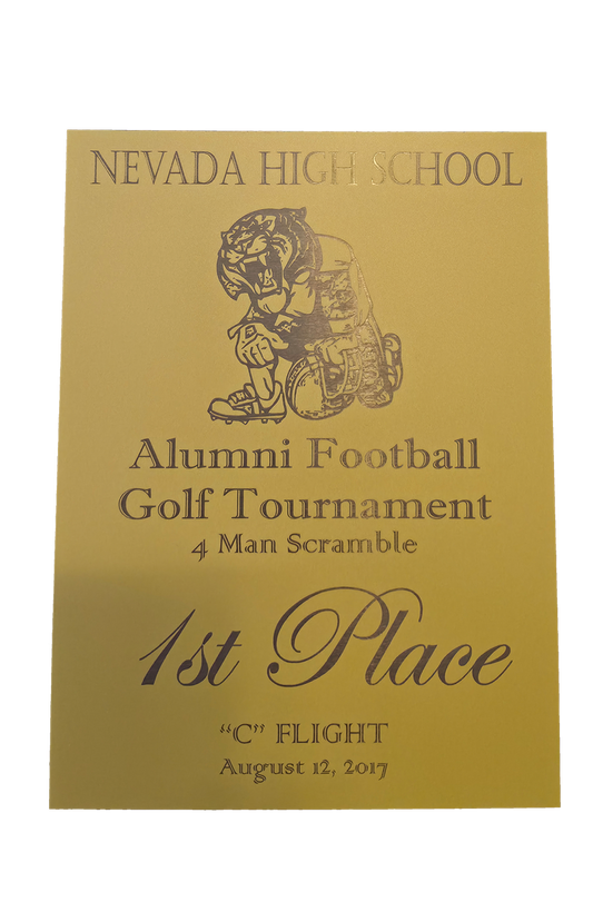 Custom Engraving Plate