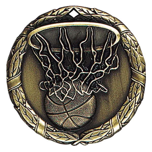 2" Basketball Medals