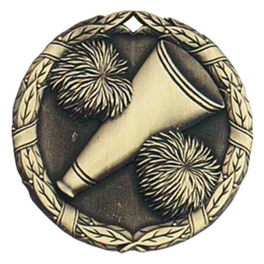2" Cheer Megaphone Medals