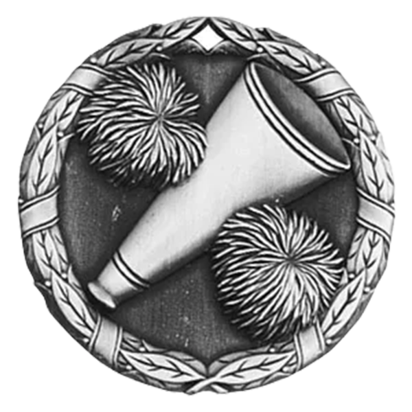 2" Cheer Megaphone Medals