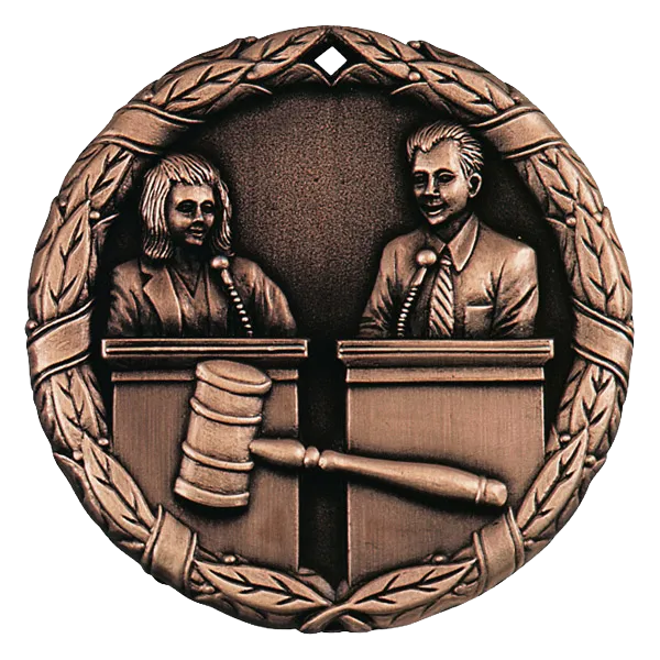 2" Debate Medal