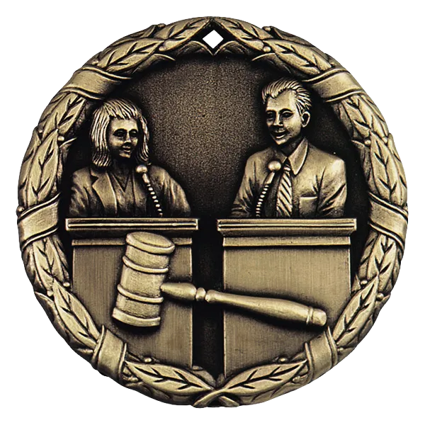2" Debate Medal
