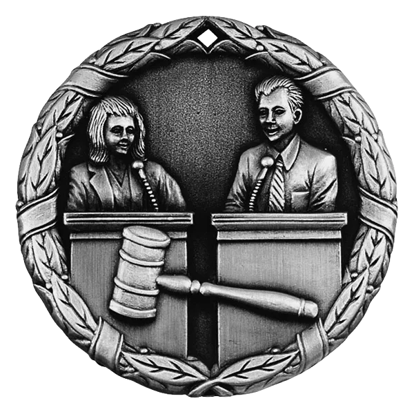 2" Debate Medal
