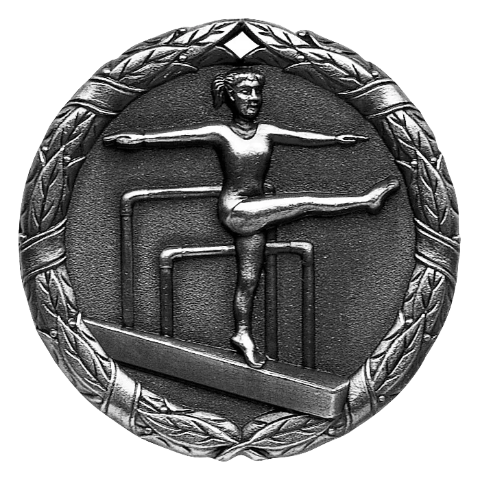 2" Female Gymnastics Medals