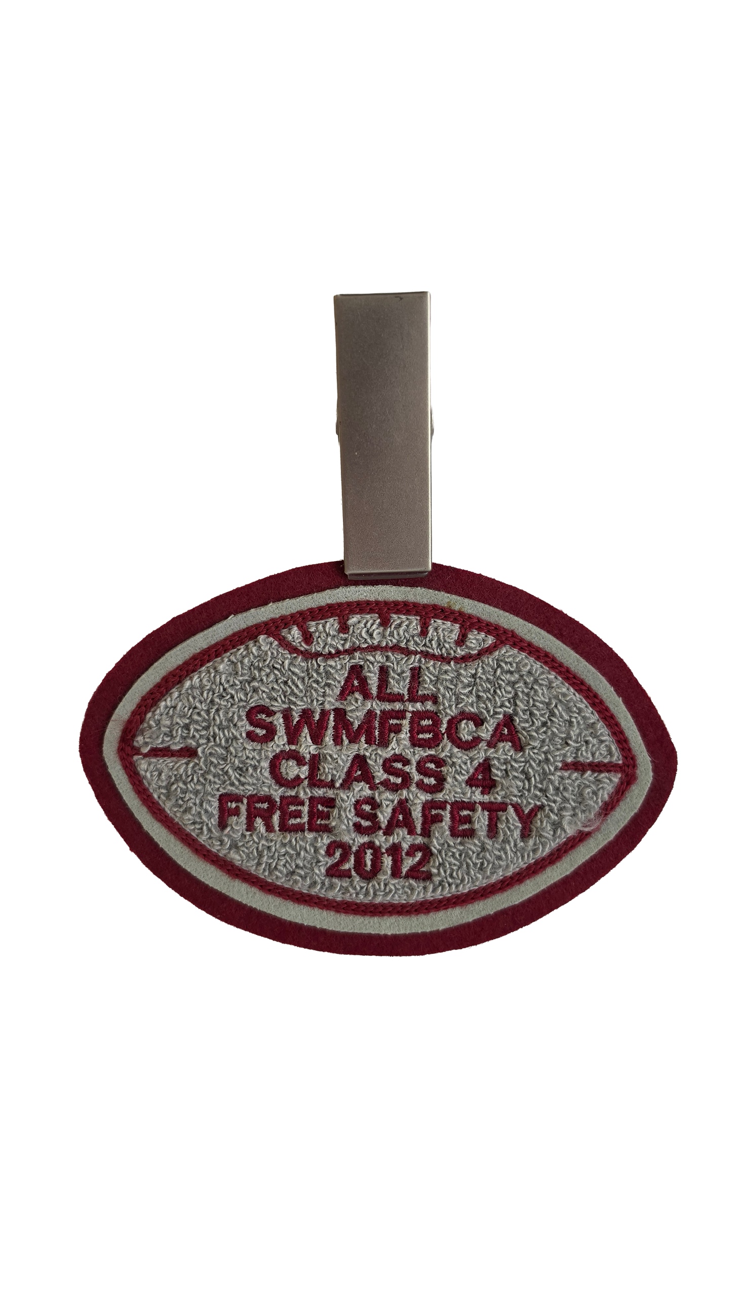 Letterman Jacket Football Patch
