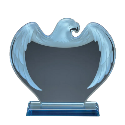 8 1/2" Frosted Eagle Acrylic