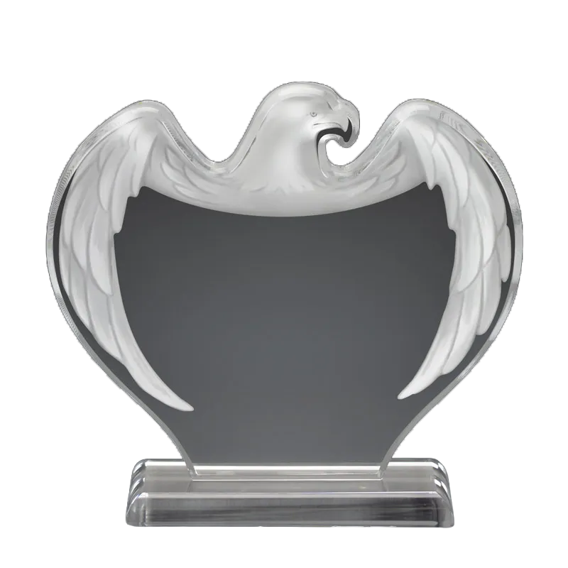 8 1/2" Frosted Eagle Acrylic