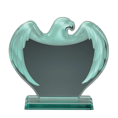 8 1/2" Frosted Eagle Acrylic