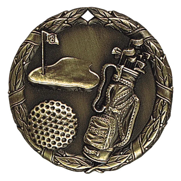 2" Golf Medals