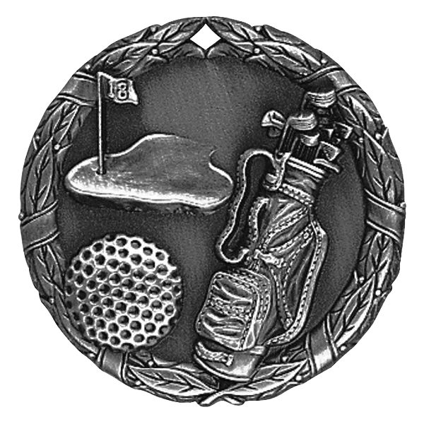 2" Golf Medals