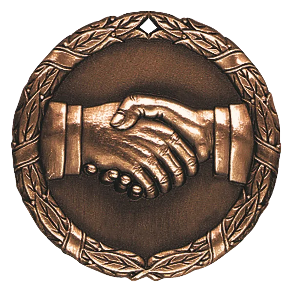 2" Handshake Medals