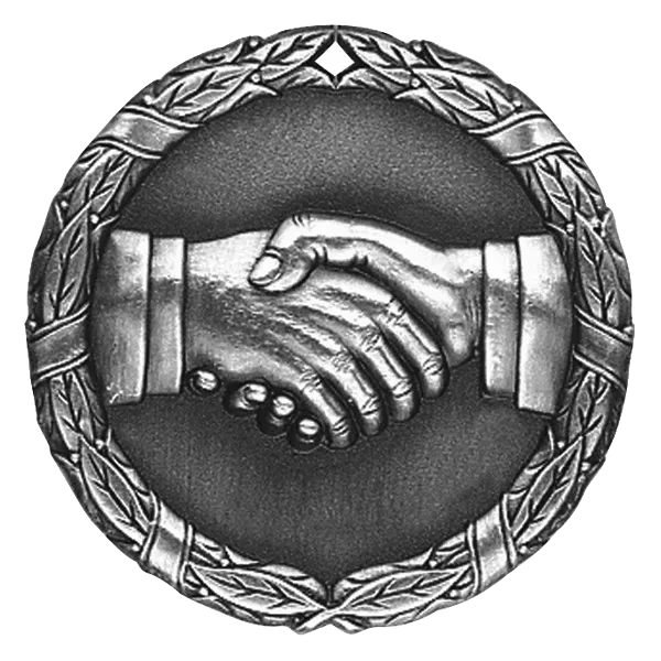 2" Handshake Medals