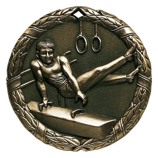 2" Male Gymnastics Medals