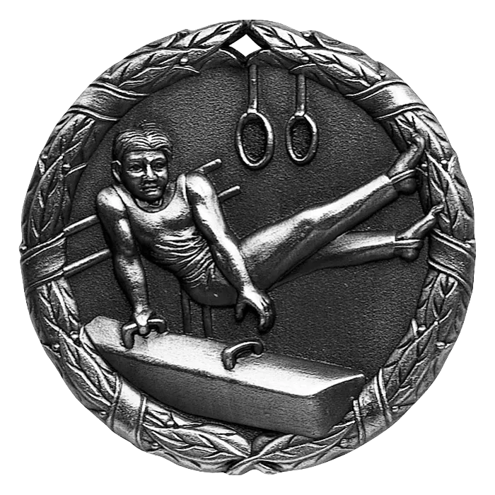 2" Male Gymnastics Medals