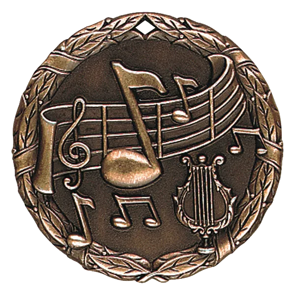 2" Music Medal