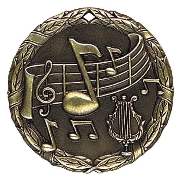 2" Music Medal