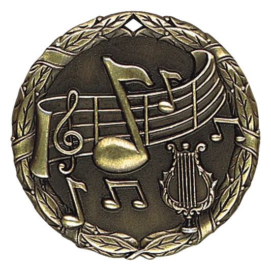 2" Music Medal