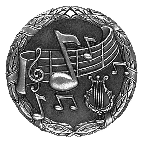 2" Music Medal