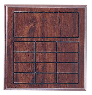 Cherry Finish Perpetual Plaque