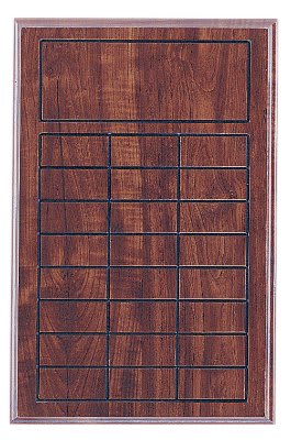 Cherry Finish Perpetual Plaque