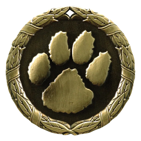 2" Paw Print Medals
