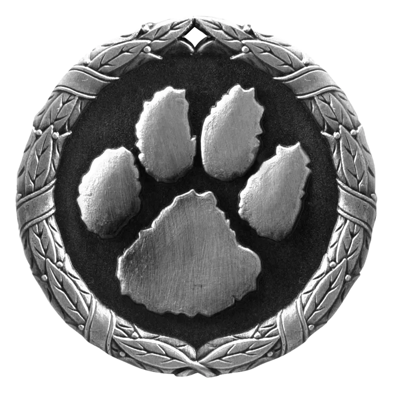 2" Paw Print Medals