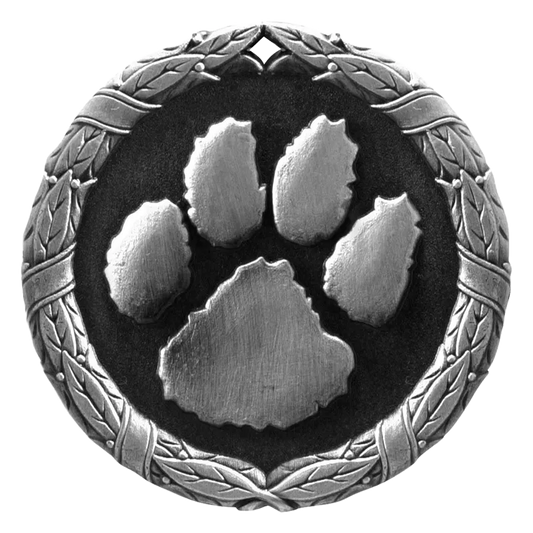2" Paw Print Medals
