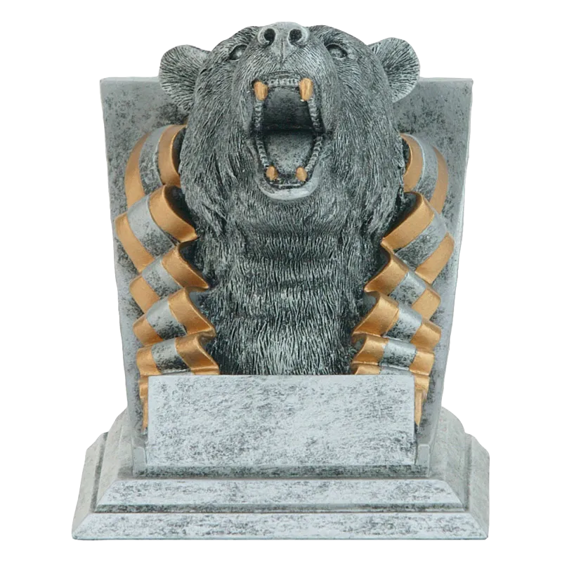 4" Resin Bear Spirit Mascot