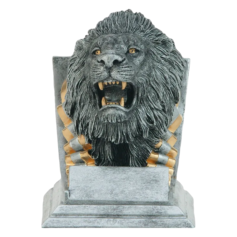 4" Resin Lion Spirit Mascot