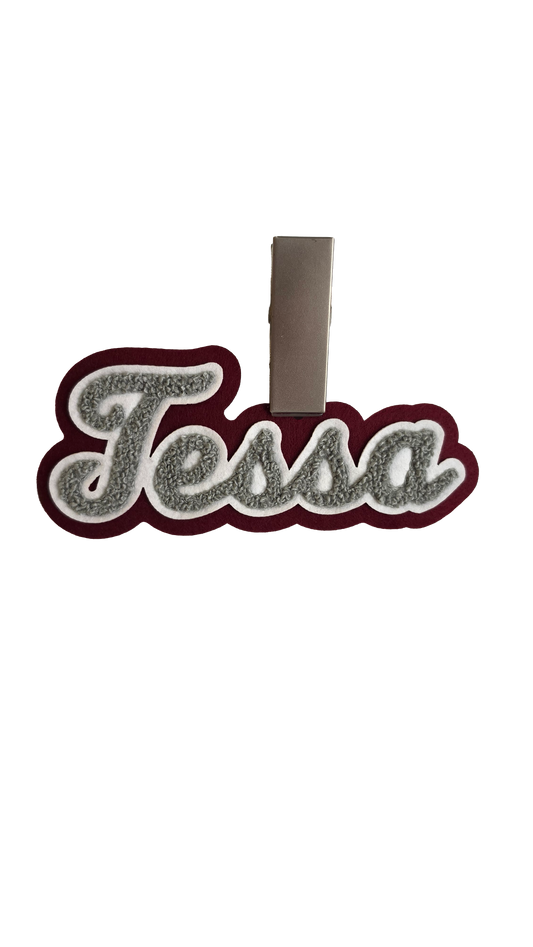 Letterman Jacket Pocket Name Patch