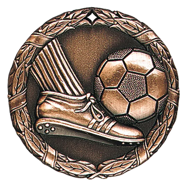 2" Soccer Kick Medals