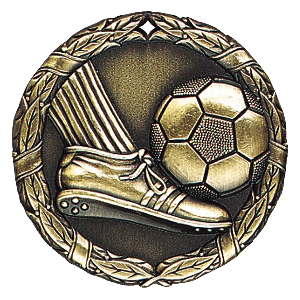 2" Soccer Kick Medals