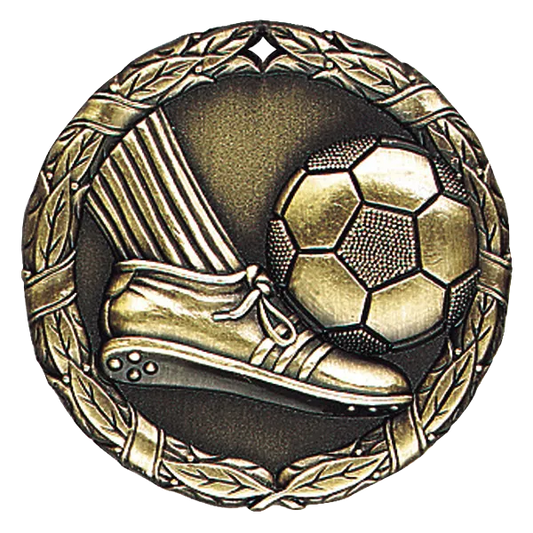 2" Soccer Kick Medals