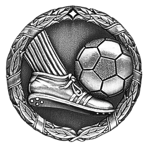 2" Soccer Kick Medals