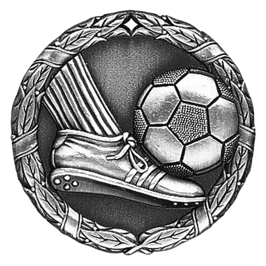 2" Soccer Kick Medals