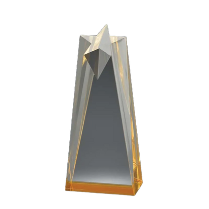 8" Spectra Obelisk Star Acrylic