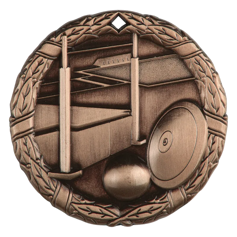 2" Track and Field Event Medals