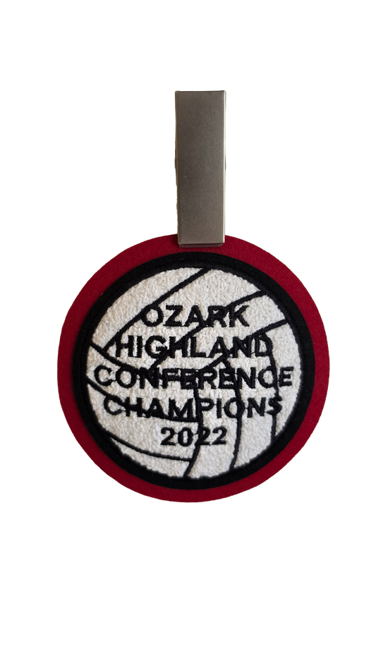Letterman Jacket Volleyball Patch