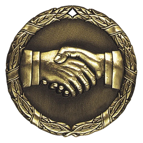 2" Handshake Medals