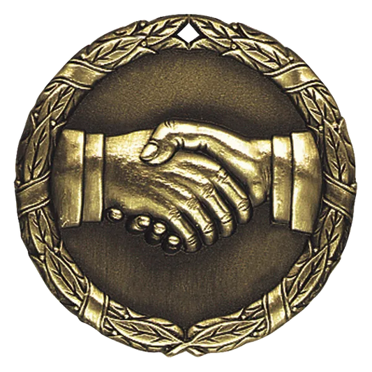 2" Handshake Medals